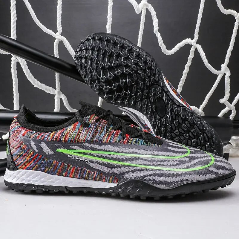 Ανδρικά παπούτσια ποδοσφαίρου Εξαιρετικά ελαφριά άνετα προπόνηση για τον αστράγαλο Αθλητικά σχαράκια ποδοσφαίρου χλοοτάπητα Futsal Long Spikes Κορυφαίας ποιότητας μπότες