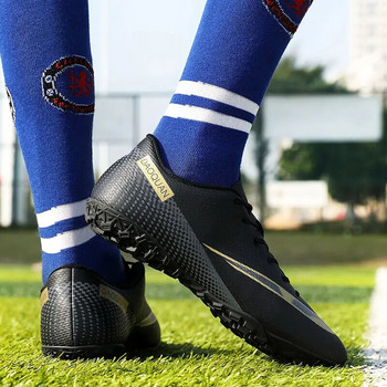 Мъжки футболни обувки Society Futsal Hall Football Boot Turf Training Soccer Cleats Безплатна доставка футболни обувки за деца