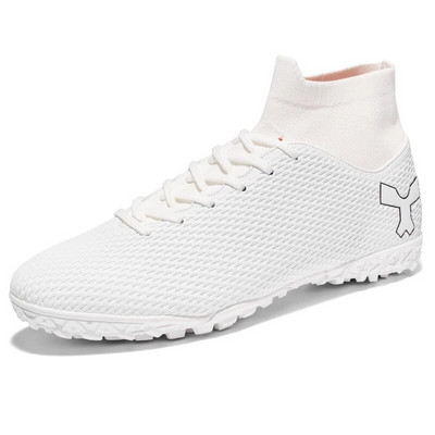 Professionaalsed meeste libisemiskindlad välisjalgpallijalatsid, seltskondlikud jalgpallisaapad, meeste kõrge hüppeliigesega jalgpallijalatsid, sisejalgpallisaapad