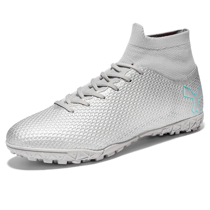 Professionaalsed meeste libisemiskindlad välisjalgpallijalatsid, seltskondlikud jalgpallisaapad, meeste kõrge hüppeliigesega jalgpallijalatsid, sisejalgpallisaapad