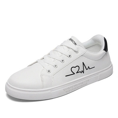 Unisex Pu veekindlad paarilised rulajalatsid Naiste mood Student Sport vabaaja tossud meeste libisemiskindlad valged sörkimiskingad