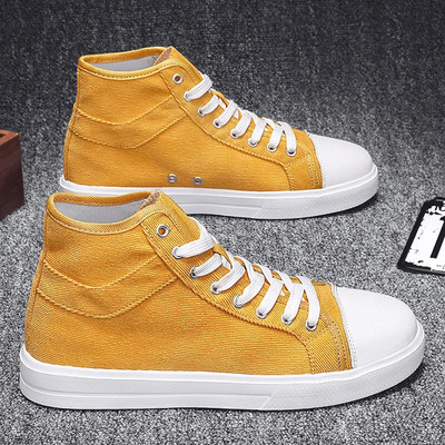 2023. aasta mood punased lõuendijalatsid Meeste naiste rulajalatsid meestele Hingavad kõrged lõuenditossud Paar кеды скейтерские