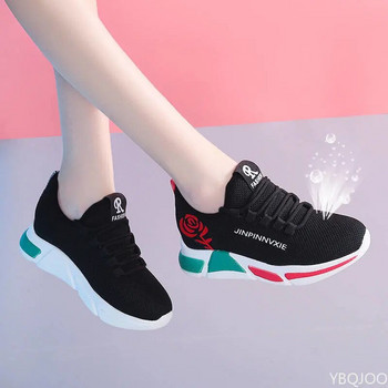 Дамски спортни ежедневни обувки - Леки неплъзгащи се дишащи тенис маратонки и меки ходене - Zapatillas Mujer