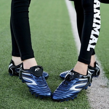 Kid Size 32-45 Pro Football Shoes Society Soccer Cleats Υψηλής ποιότητας ποδοσφαιρικές μπότες για άντρες Lace Up Boy Grass Sneakers