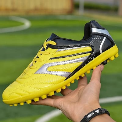 Kid Size 32-45 Pro Football Shoes Society Soccer Cleats Υψηλής ποιότητας ποδοσφαιρικές μπότες για άντρες Lace Up Boy Grass Sneakers