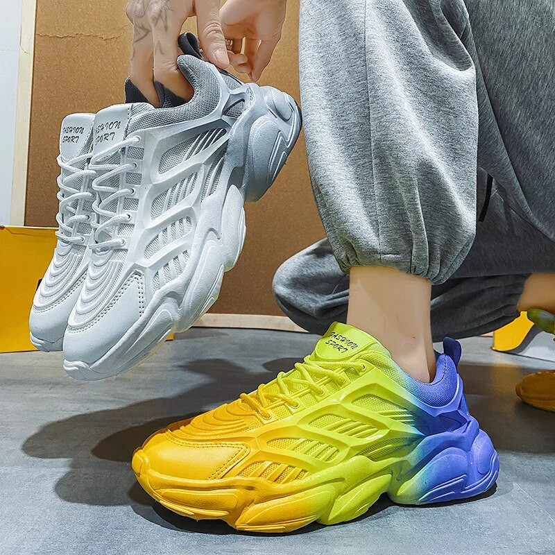 2023. aasta moodsad naiste meeste tossud meestele, hingav platvorm, meeste vabaaja jooksujalatsid Tenis Masculin Zapatillas Hombre