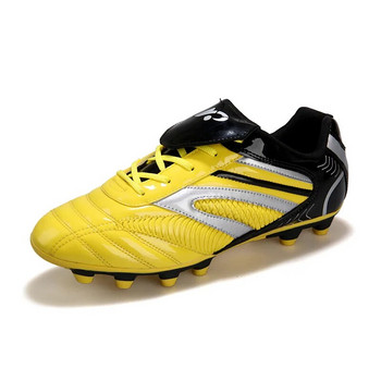 Мъжки футболни футболни обувки Спортни обувки Нови кожени високи обувки с голям размер Тренировъчни маратонки Удобни