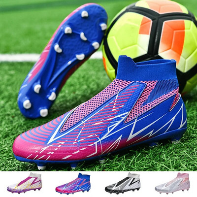Cizme de fotbal pentru bărbați, pantofi de fotbal respirabili pentru bărbați, sport în aer liber, pantofi de fotbal pentru copii, pantofi de antrenament cu vârfuri lungi, băieți