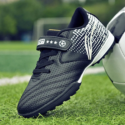 Детски футболни обувки Тренировка на трева Футболни обувки Безплатна доставка Бързи футболни тенис футболни обувки на закрито за момче