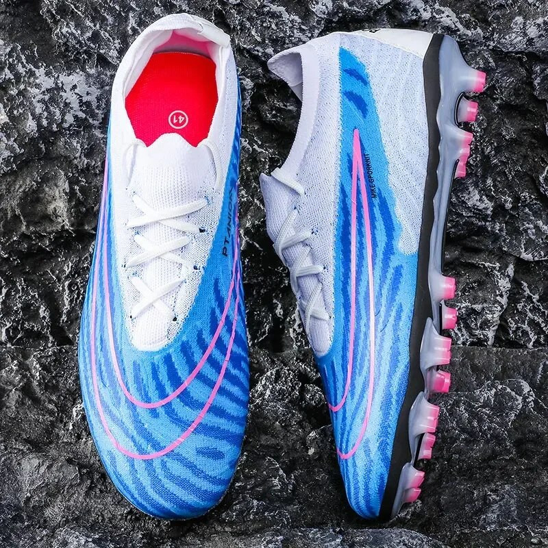 Brändi kvaliteetsed meeste jalgpallijalatsid Professionaalsed mugavad Futsal Muru treeningud Sport Match Footboot Ultralight FG/TF saapad