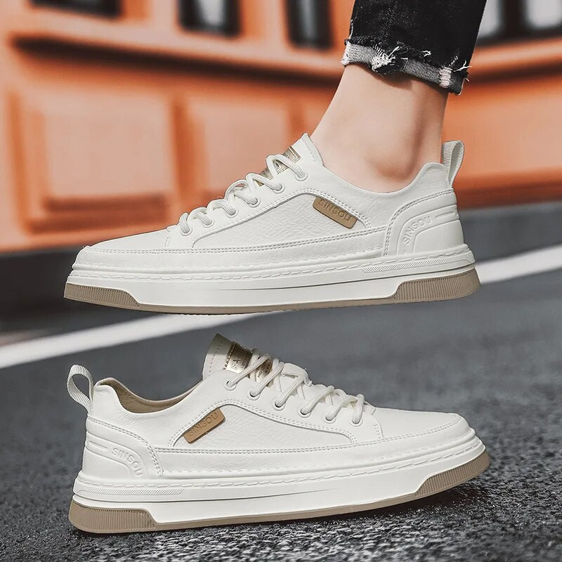 Vyriški odiniai aukštakulniai riedlenčių batai Vyriški bėgimo sportbačiai Vyriški neslystantys sportiniai vaikščiojimo treniruokliai Jaunimo studentų avalynė