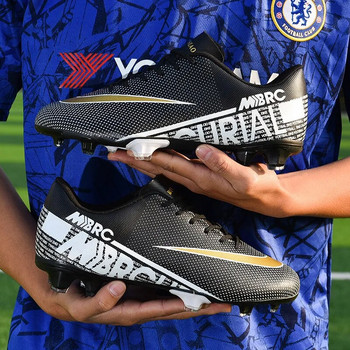 Ниски футболни обувки за мъже Противохлъзгащи се футболни обувки Тренировъчни бутли за трева на открито FG/TF Футболни бутли Спортни обувки за възрастни