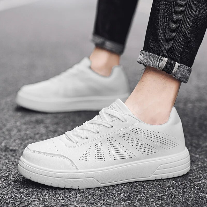 Uus stiil meeste jooksujalatsid Ourdoor Jogging Trekking White Meeste tossud Spordijalatsid 1 Mugav Kerge Pehme Tasuta kohaletoimetamine