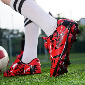 Детски футболни обувки FG/TF Футболни обувки Професионални бутки Тренировка на трева Спортни обувки Момчета Открит футболни обувки за футзал 28-39
