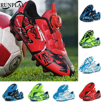 Детски футболни обувки FG/TF Футболни обувки Професионални бутки Тренировка на трева Спортни обувки Момчета Открит футболни обувки за футзал 28-39