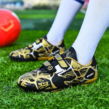 Μόδα ροζ παιδικά φθηνά παπούτσια ποδοσφαίρου Hook and Loop για αγόρια κορίτσια Προπόνηση ποδοσφαίρου ποδοσφαίρου Παιδικά παπούτσια ποδοσφαίρου αθλητικά παπούτσια ποδόσφαιρο