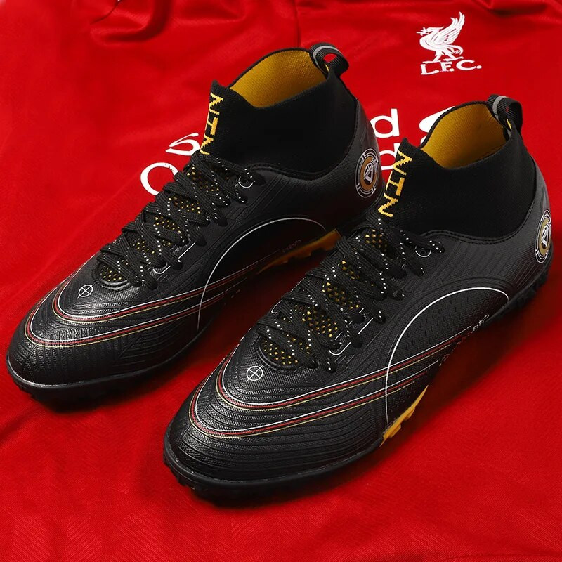 BINBINNIAO Μέγεθος 30-45 Επαγγελματικά παπούτσια ποδοσφαίρου ανδρικά παπούτσια ποδοσφαίρου για αγόρια Παιδικά παπούτσια ποδοσφαίρου για κορίτσια Εξωτερικός χλοοτάπητας εσωτερικού χώρου