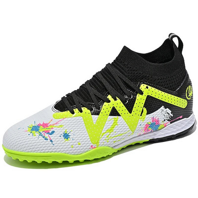 Noorte jalgpallisaapad, libisemiskindel TF/FG välistald täiskasvanutele, unisex jalgpallijalatsid, õhku hingavad tossud