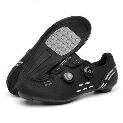 Valged Cleat Kingad Meeste Jalgrattajalatsid Lamedad pedaalijalatsid Jalgrattajalatsid Jalgrattasõidutossud Mtb Välispordijalatsid Speed Non Locking