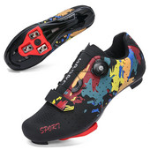 Jalgrattajalatsid MTB Meeste SPD Road Dirt Bike Shoes Route Cleat Flat Sneaker Racing Naiste Jalgratta mägirattajalatsid