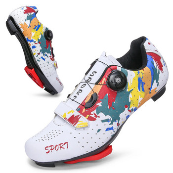 Велосипедни обувки MTB Мъжки SPD Road Dirt Bike Shoes Route Cleat Flat Sneaker Racing Women Bicycle Mountain Biking Shoes