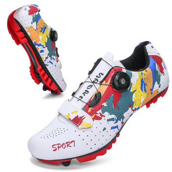 Велосипедни обувки MTB Мъжки SPD Road Dirt Bike Shoes Route Cleat Flat Sneaker Racing Women Bicycle Mountain Biking Shoes