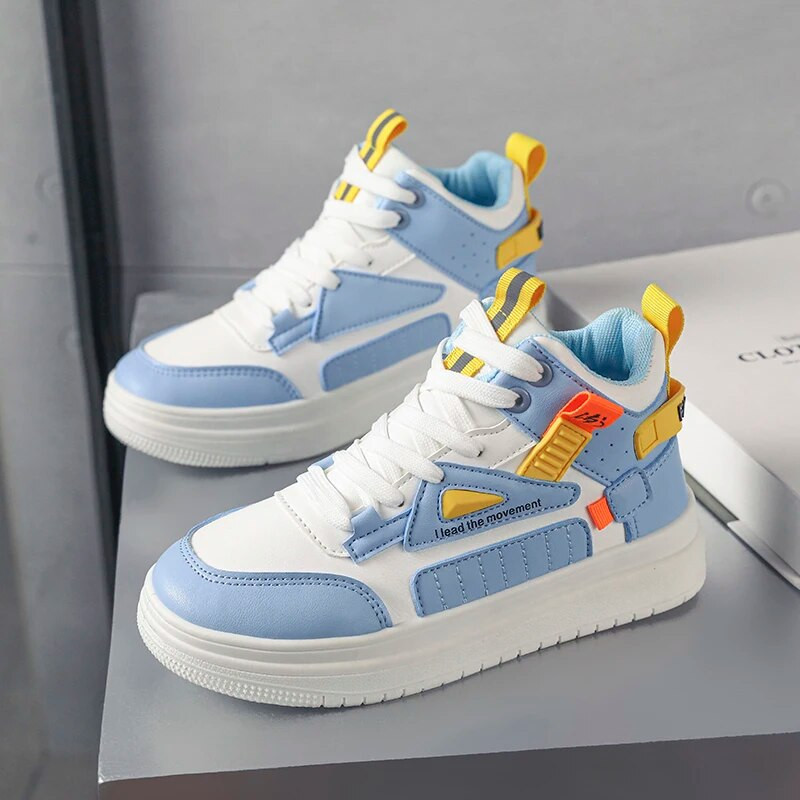 Pánske skateboardové topánky, vysoko kvalitné, nové, vysoké, trendy, všestranné, ležérne, pre rodičov a deti, outdoorové, turistické topánky