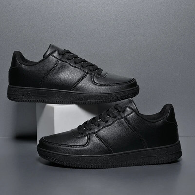 Горещи разпродажби Бели мъжки маратонки 2021 Леки ежедневни обувки за мъже Дишащи черни мъжки обувки Голям размер 36-48, удобни