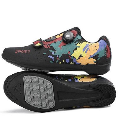 Professionaalsed rattasõidu MTB jalatsid Uued meeste SPD Road Dirt Bike Route Cleat Flat Sneaker Racing naiste jalgratta mägirattajalatsid