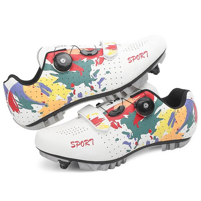 Professionaalsed rattasõidu MTB jalatsid Uued meeste SPD Road Dirt Bike Route Cleat Flat Sneaker Racing naiste jalgratta mägirattajalatsid