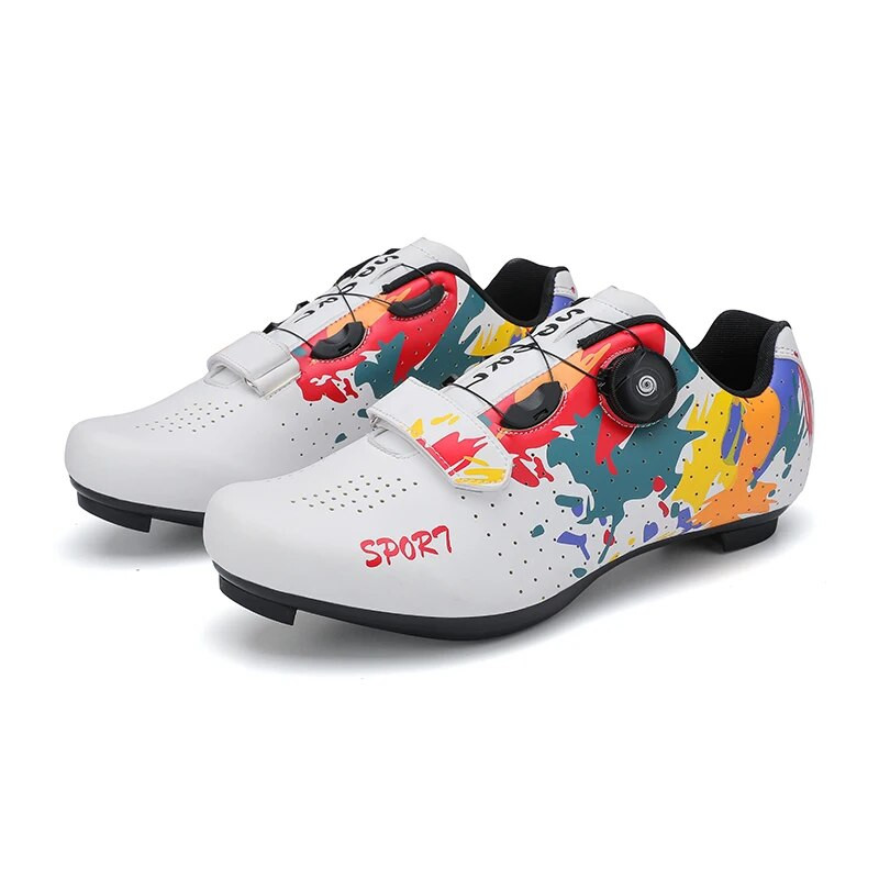 Professionaalsed rattasõidu MTB jalatsid Uued meeste SPD Road Dirt Bike Route Cleat Flat Sneaker Racing naiste jalgratta mägirattajalatsid