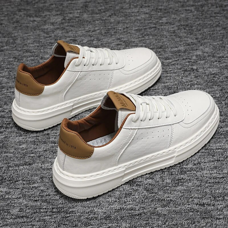 Meeste rulajalatsid Trend Comfort PU-nahast meeste vabaaja tossud, moodsad madala lõikega välistingimustes kasutatavad meeste rulajalatsid