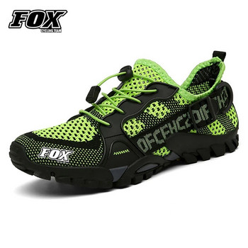 FOX Cycling Team Ποδηλατικά παπούτσια αναπνεύσιμα MTB Downhill Sneakers Καλοκαιρινό ανδρικό ποδήλατο δρόμου Αντιολισθητικά παπούτσια Scarpe Uomo Sportive