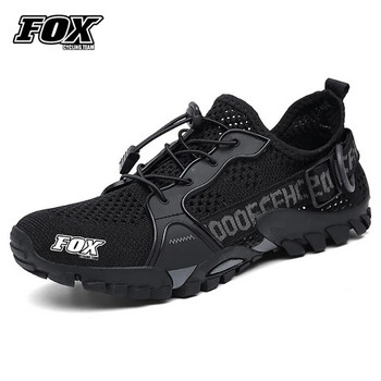 FOX Cycling Team Ποδηλατικά παπούτσια αναπνεύσιμα MTB Downhill Sneakers Καλοκαιρινό ανδρικό ποδήλατο δρόμου Αντιολισθητικά παπούτσια Scarpe Uomo Sportive