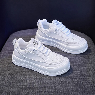 Sneakers Women Shoes Fashion White Outdoor Athletic Breathable Summer Lace Up Flats Skateboarding Female Sport High Quality