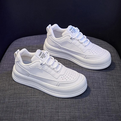 Pantofi Pantofi Femei Moda Alb În aer liber Atletic Respirabil Vară Pantofi cu șireturi Skateboarding Femei Sport Calitate înaltă