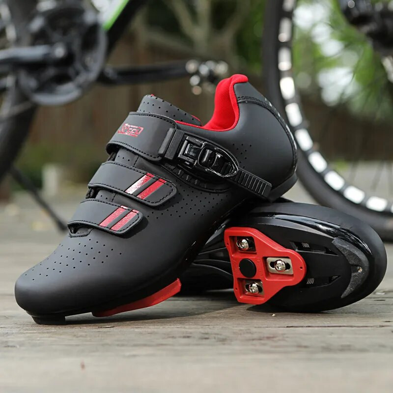 Pánske cyklistické topánky 2024, pretekárske cyklistické topánky, samosvorné, rýchlostné cyklistické tenisky, kopačky, cestná cyklistická obuv