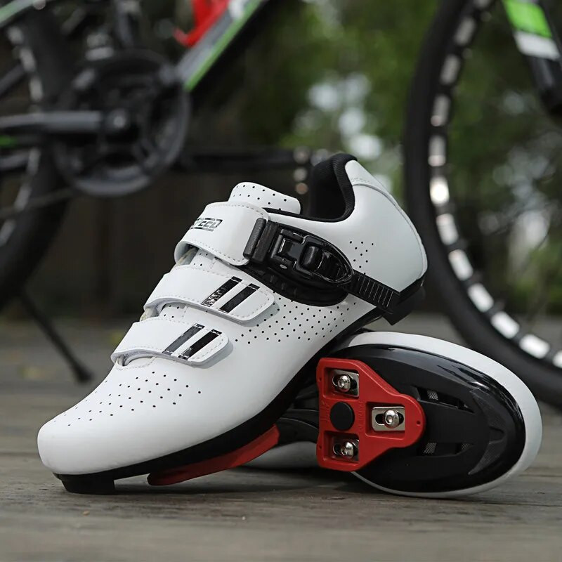Pánske cyklistické topánky 2024, pretekárske cyklistické topánky, samosvorné, rýchlostné cyklistické tenisky, kopačky, cestná cyklistická obuv