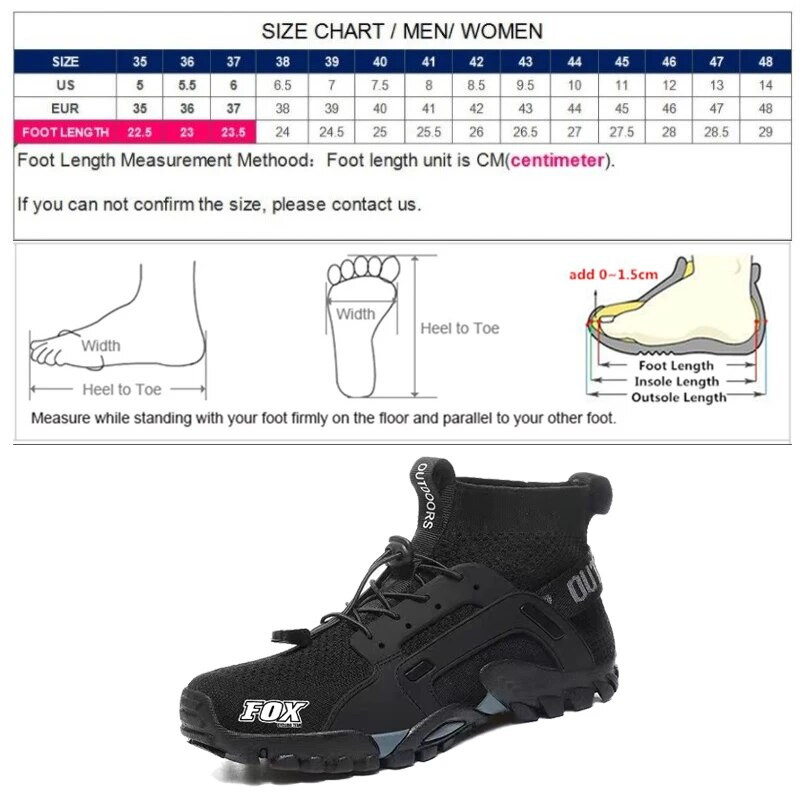 Cyklistické topánky na horský bicykel Zapatillas Ciclismo Ruta Fox Cycling Team Flat Pedal Protišmykové motocyklové topánky Cyklistické tenisky MTB topánky