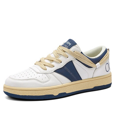 Pantofi de skateboarding pentru bărbați de marcă, de înaltă calitate, cu talpă groasă, pantofi din piele plat, pantofi sport pentru bărbați, pantofi pentru bărbați