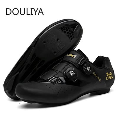 DOULIYA rattasõidu MTB jalatsid Meeste Road Cleat Route Bike Speed Flat Sneaker Racing Sport Jalgrattad Mountain SPD Jalgrattasõit Naiste jalatsid