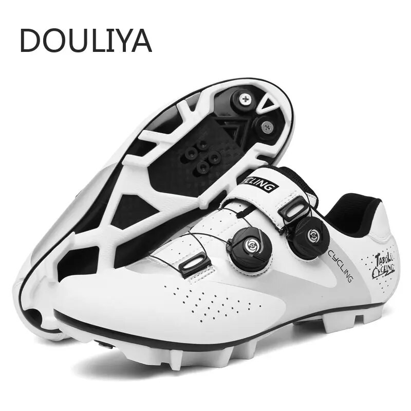 DOULIYA rattasõidu MTB jalatsid Meeste Road Cleat Route Bike Speed Flat Sneaker Racing Sport Jalgrattad Mountain SPD Jalgrattasõit Naiste jalatsid