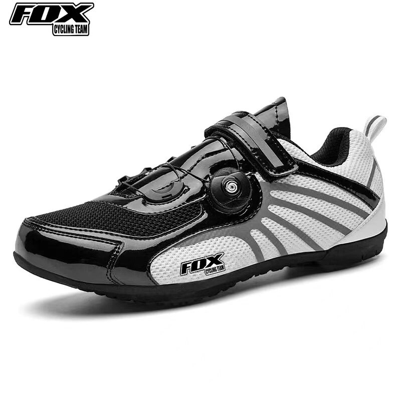 Cyklistické topánky Fox Cycling Team Road Sneaker MTB Men Women Non-Locking Mountain Cycling Shoes Cyclismo