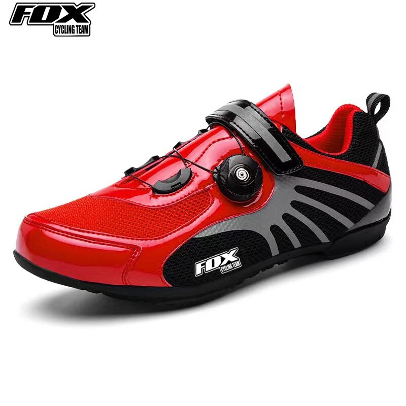 Cyklistické topánky Fox Cycling Team Road Sneaker MTB Men Women Non-Locking Mountain Cycling Shoes Cyclismo