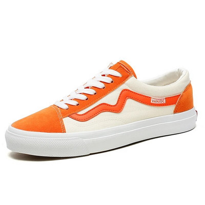 Pantofi de skateboard pentru bărbați, la modă nouă de primăvară, pantofi de pânză, respirabil, cu șireturi, pantofi de marcă anti-alunecare, Pantofi de skate