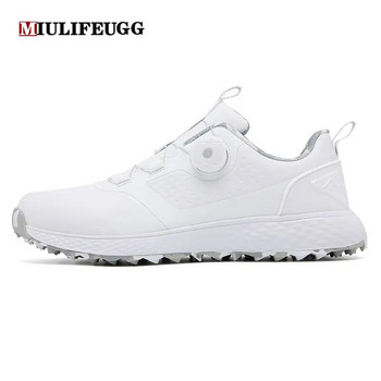 Водоустойчиви обувки за голф Мъже 39-44 Удобни маратонки за голф На открито Дамски спортни обувки Противоплъзгащи се спортни маратонки