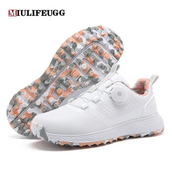 Водоустойчиви обувки за голф Мъже 39-44 Удобни маратонки за голф На открито Дамски спортни обувки Противоплъзгащи се спортни маратонки