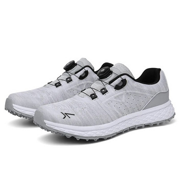 Обувки за голф Мъжки дишащи леки луксозни маратонки за голф Спорт на открито Ходене Обувки за голф Мъжки неплъзгащи се спортни обувки
