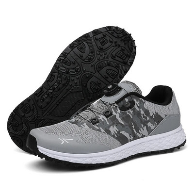 Pantofi de golf pentru bărbați, pantofi de golf ușori, respirabili, de lux, sporturi în aer liber, mers, pantofi de golf, pentru bărbați, încălțăminte atletică anti-alunecare
