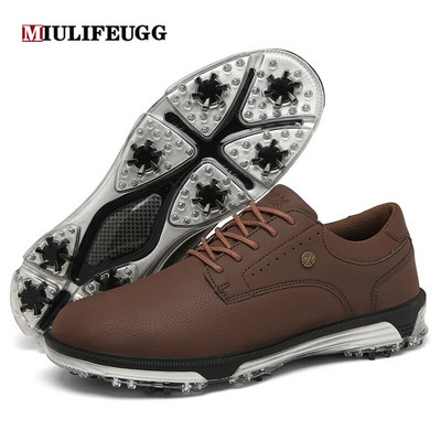 Pantofi de golf impermeabili, pantofi de golf pentru bărbați, pantofi de golf pentru bărbați, încălțăminte pentru golf în aer liber, mers, pantofi sport, caddy, respirabil, atletic 40-47